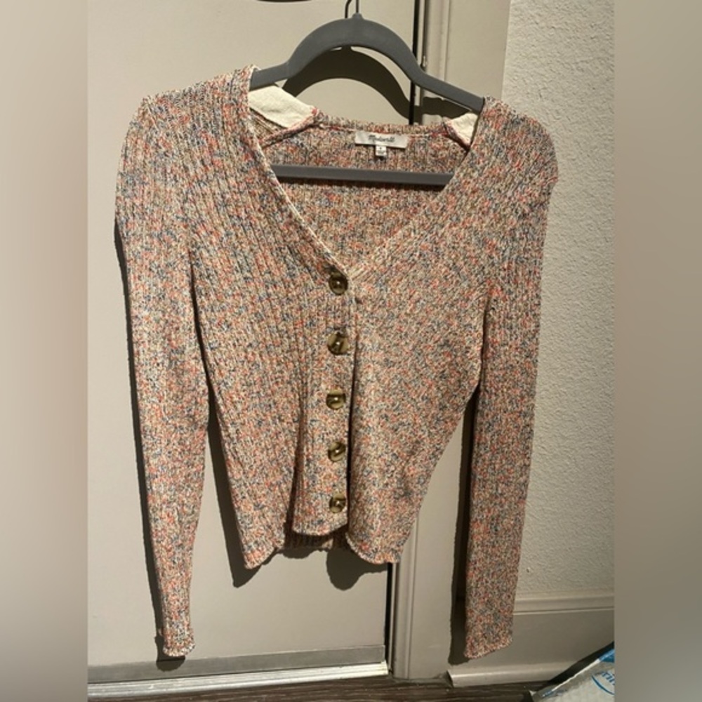 Madewell multi color sweater